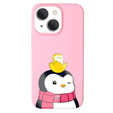 Pudgy Penguins Positive PinkĀ iPhone Case