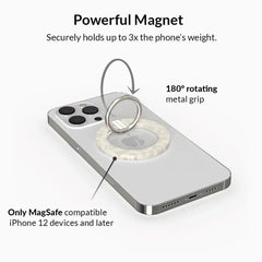 Stone Leopard MagSafe Grip Ring