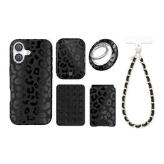 Black Leopard iPhone Bundle Set