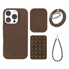 Espresso Brown iPhone Bundle Set - Grip