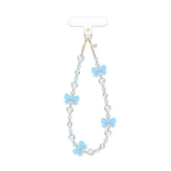 French Blue Bow Phone Charm