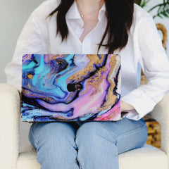 Galaxy Glitter Marble MacBook Case 2.0