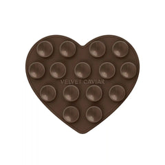 Espresso Brown Heart MagSafe MightyGrip