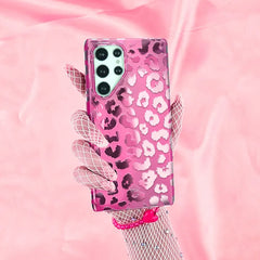 Pink Ruby Leopard Samsung Case