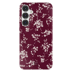 French Burgundy Floral Samsung Case