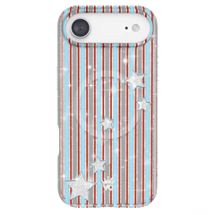 Stars & Stripes Glitter iPhone Case