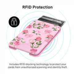 Baby Pink Roses MagSafe Wallet