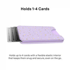 Lilac Celestial Stars MagSafe Wallet