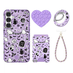 Witchy Lilac Glitter Samsung Bundle Set