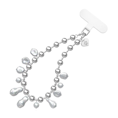 Pearl Drip Chain Phone Charm