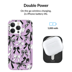Beetlejuice Bows MagSafe Battery Power Pack