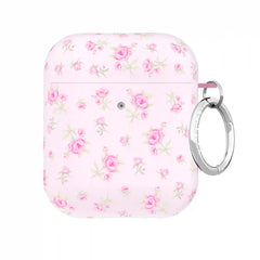 Dainty Pink Floral AirPod Case