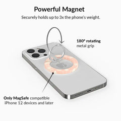 Peach Blossom Floral MagSafe Ring