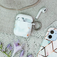 Grey Clouds Marble AirPods Case