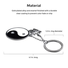 Yin Yang Keychain