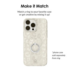 Stone Leopard Phone Ring