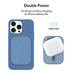 Linen Blue Portable MagSafe Charger Power Pack