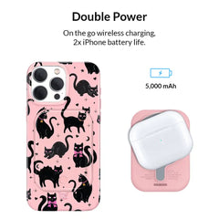 Lucky Kittens Portable MagSafe Charger Power Pack