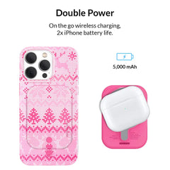 Bubble Gum Sweater Portable MagSafe Charger Power Pack