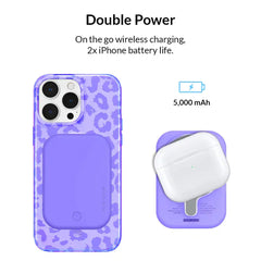 Electric Purple Portable MagSafe Charger Power Pack