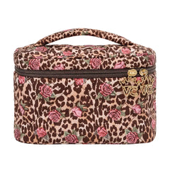 Rosy Leopard Vanity Bag