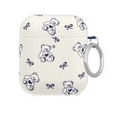 Preppy Teddy AirPod Case