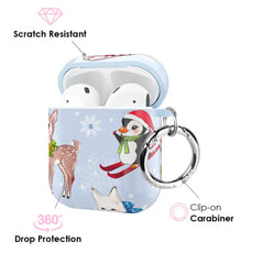 Winter Wonderland Baby Animals AirPod Case