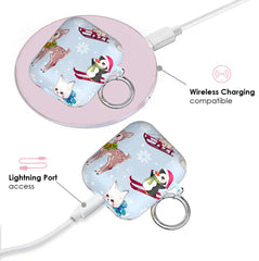 Winter Wonderland Baby Animals AirPod Case