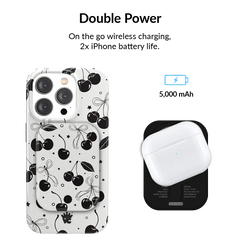 Cherry Noir Portable MagSafe Charger Power Pack