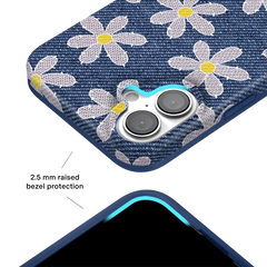 Denim Daisy iPhone Case