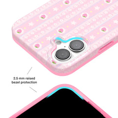 Strawberry Macaron iPhone Case