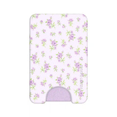 Dainty Lilac Floral MagSafe Wallet