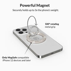 Moonlight Moths MagSafe Grip Ring