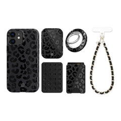 Black Leopard iPhone Bundle Set