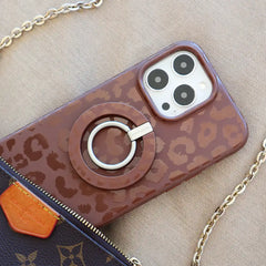 Chocolate Leopard MagSafe Grip Ring