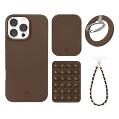 Espresso Brown iPhone Bundle Set - Grip
