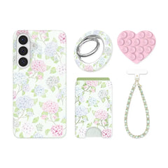 Hydrangea Floral Samsung Bundle Set