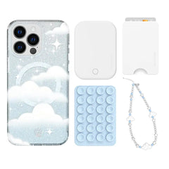 In The Clouds Stardust iPhone Bundle Set - Wallet