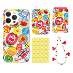 Juicy Fruits iPhone Bundle Set - Wallet