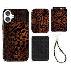 Leopard Tort iPhone Bundle Set - Wallet