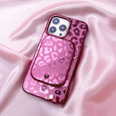 Pink Ruby Leopard Portable MagSafe Charger Power Pack