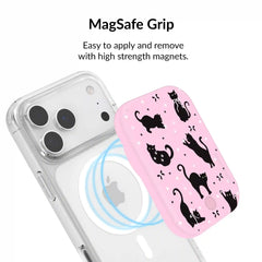 Lucky Kittens Glitter Portable MagSafe Charger Power Pack