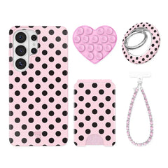 Princess Pink Polka Dot Samsung Bundle Set