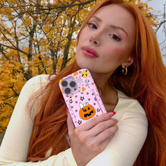 Snoopy Pink Pumpkin Portable MagSafe Charger Power Pack