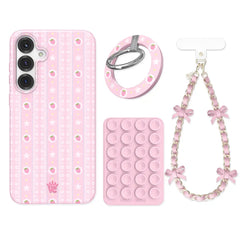 Strawberry Macaron Samsung Bundle Set