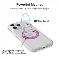 Amethyst Leopard MagSafe Grip Ring