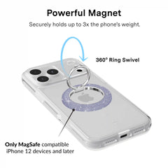 Lilac Stardust Glitter MagSafe Grip Ring