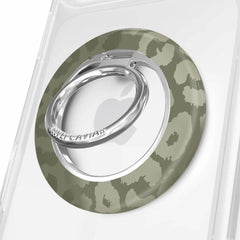 Olive Leopard MagSafe Grip Ring