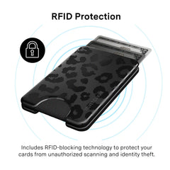 Black Leopard MagSafe Wallet