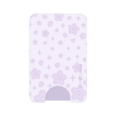 Lavender Cherry Blossom MagSafe Wallet